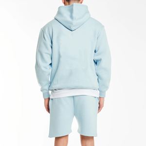 Top Quality Latest Stylish <b>Men</b> <b>Hoodies</b> <b>Short</b> <b>Set</b> Wholesale New Design Solid Color <b>Men</b> <b>Hoodies</b> <b>Short</b> <b>Set</b> - Product Image 2