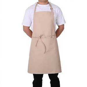 OEM <b>Kitchen</b> Apron Custom Logo Manufacturer Canvas Cotton Blend Durable Professional Work Apron Bulk Supply - Product Image 6