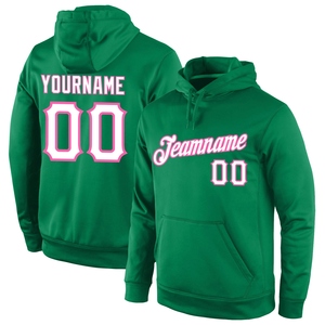 Sudadera con Capucha Deportiva Verde, Blanca y Rosa, de Diseño Nuevo, Cosida a Medida, Venta al Por Mayor Directa de Fábrica - Product Image 1