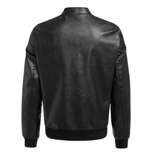 Veste en cuir véritable sur mesure en gros OEM ODM pour homme, veste de motard en cuir de vachette, conforme aux normes REACH sans chrome et aux exigences écologiques - Product Image 2
