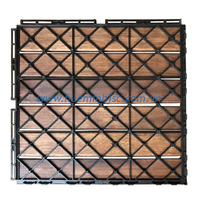 Vente en gros de carreaux de terrasse modernes en bois d'acacia 300x300x19mm antidérapants et étanches pour la décoration de patio, le jardin et le balcon.