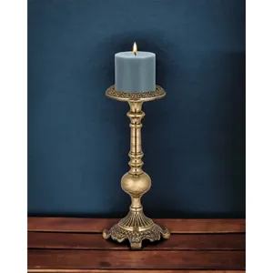Candelabro de Lujo Dorado, Colección Premium para Restaurantes, Decoración para Bodas, Candelabro de Aluminio Hecho a Mano para Pascua - Product Image 4