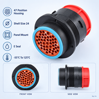 Connecteur circulaire HDP24-24-47PE à 47 positions, boîtier de borne mâle scellé pour montage sur panneau, pour faisceau de câbles, stock en vrac