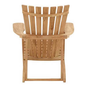 Sillas Adirondack de madera de teca con reposapiés - Muebles ecológicos para exteriores para complejos turísticos, villas y proyectos de hostelería - Product Image 4