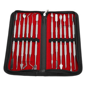 Ensemble de 12 outils de sculpture en acier inoxydable personnalisables, double extrémité, pour cire, polymère et argile, offre spéciale, garantie 1 an - Product Image 1