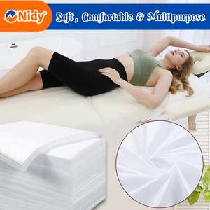 Nidy Disposable X-Cut <b>Waterproof</b> <b>Bed</b> <b>Sheet</b> Non-Woven Ultrasonic Sealing Technology Clean Hygienic Spa Use - Product Image 4