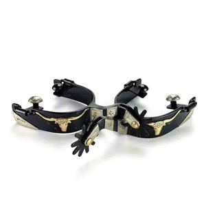 Éperons de cheval professionnels en acier inoxydable, confortables, durables, couleur personnalisée, emballage personnalisé, design personnalisable, logo personnalisé - Product Image 2