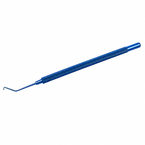 He Hook Chopper, Instrumento Quirúrgico Oftálmico de Titanio para Diestros, con Eje Angulado, Punta Redonda y Cega, para Faco de Precisión - Product Image 1