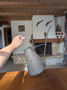 Arrosoir intemporel pour plantes d'intérieur et d'extérieur, jardin, balcon, terrasse, entretien des terrariums et mini-serres, en provenance d'Inde - Product Image 6