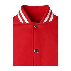 High Quality Wholesale Men's Women Kids Varsity <b>Jacket</b> Cartoon Patchwork Hooded 100% Wool Streetwear - Product Image 4