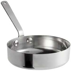 Sartén Profunda Antiadherente de Acero Inoxidable con Mango Plano, Sartén Comercial de Alta Resistencia para Inducción con Utensilios de Cocina - Product Image 1