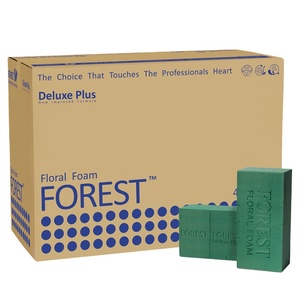 Mousses florales vertes à absorption rapide, faciles à découper, pour fleurs fraîches ou artificielles, idéales pour les remises de diplômes et la fête des pères - Product Image 1