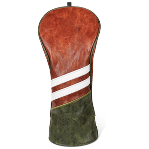 Fundas para Palos de Golf con Logotipo Personalizado Directo de Fábrica, Juego de Fundas de Alta Calidad en Cuero PU Impermeable para Driver, Fairway Wood y Híbrido - Product Image 1
