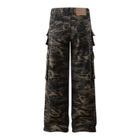 Pantalon cargo personnalisé Layenne à prix compétitif, coupe ample, avec logo sur mesure, pour activités de plein air