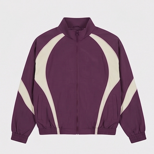 Sudadera con capucha cortavientos para hombre/Sudadera con capucha cortavientos con cuello alto y cremallera completa con bolsillos laterales/Sudadera con capucha impermeable y cortavientos para hombre - Product Image 2