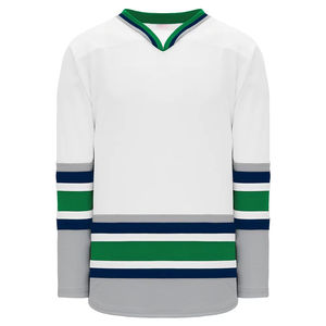 Jersey de Hockey sobre Hielo Personalizado para Hombre, 100% Poliéster OEM, Antibacterial, de Secado Rápido, Bordado Personalizado, Manga Larga, Venta al Por Mayor - Product Image 3