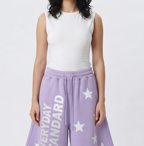 Pantalones Cortos Deportivos Unisex Holgados de Gran Tamaño, Ajuste Suelto, Tejido Grueso de Poliéster/Algodón, Resistentes al Viento, Transpirables, Ecológicos, Casuales, para Invierno - Product Image 4