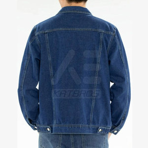 Chaqueta de Mezclilla para Hombre, Diseño Único, Invierno, 100% Algodón, Logotipo Frontal, Alta Calidad, Ropa Urbana, Venta al Por Mayor - Product Image 2