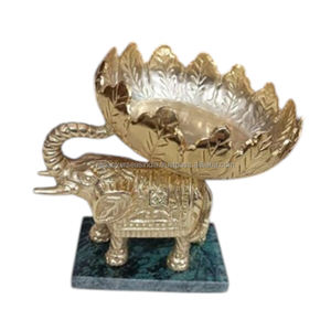 Urna de Metal Plateada Grabada de Alta Venta con Diseño de Elefante para Decoración del Hogar, Celebraciones Festivas y Regalos Tradicionales - Product Image 4