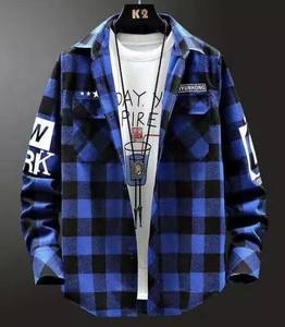 Chemise décontractée pour homme en coton 100% écologique, anti-plis, respirante, tricotée, haute qualité, vente en gros - Product Image 5