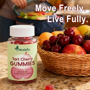 Meelefu Hot Bán Tart <span class=keywords><strong>Cherry</strong></span> Gummies mạnh mẽ Tart <span class=keywords><strong>Cherry</strong></span> chiết xuất cho Doanh & phục hồi & cơ bắp không biến đổi gen, gluten miễn phí, ăn chay - Product Image 4