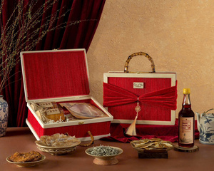 High Quality Bamboo Gift Basket Traditional Handwoven Craft for Festive Gift <b>Sets</b> - Product Image 4