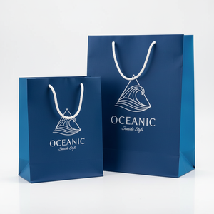 Bolsas de Papel Blancas de Lujo Personalizadas con Laminación y Logotipo Personalizado para Restaurantes, Supermercados, Empaque de Alimentos, Bolsas de Doble Pared para Llevar - Product Image 4