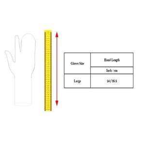 ถุงมือหนังวัวสามนิ้วแบบแยกนิ้ว ป้องกันการบาด พร้อมเย็บด้วยเคฟลาร์ หัวแม่มือแบบคีย์สโตน สำหรับงานเชื่อม งานก่อสร้าง และงานหนัก - Product Image 2