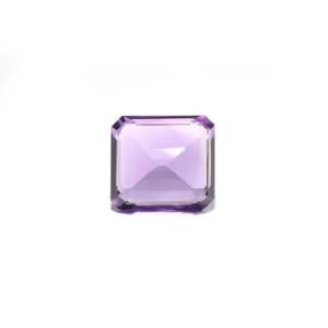 Emerald Cut Amethyst Loose Gemstone 9 Carat Purple Calibrated for Fine Jewelry - Product Image 2
