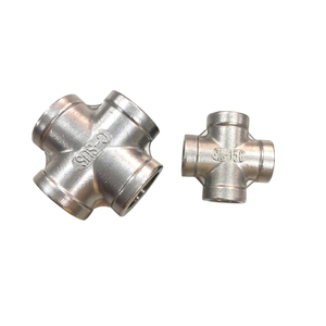 Raccords de tuyauterie industriels en acier inoxydable de 3 pouces à haute spécification, croisillons à 4 voies, usinage lisse, personnalisables OEM/ODM, marque Chico - Product Image 2