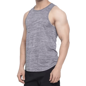 Modern Men <b>Running</b> <b>Singlet</b> Quick Dry Breathable Sleeveless Lightweight Gym Workout Tank Top Custom Logo Sports Fitness - Product Image 3