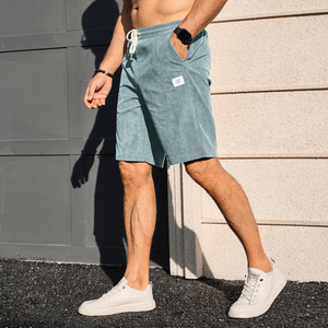 Shorts de sport athlétiques à séchage rapide avec taille élastique, shorts légers pour hommes sur mesure, style décontracté, shorts délavés à l'acide - Product Image 4