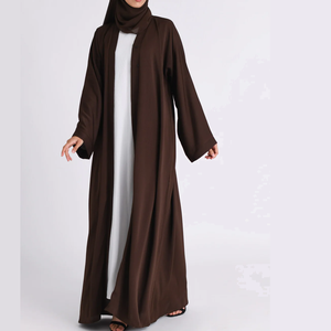 Robe Abaya Musulmane de Haute Qualité, Vintage, à Manches Longues, Tissu Personnalisé, Grande Taille pour Femmes, Vêtements Islamiques, Abayas Modestes - Product Image 5