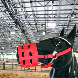 Ensemble de protection anti-morsure durable en sangle avec ruban pour bouche de cheval, pour fournitures équestres et produits pour chevaux - Product Image 5