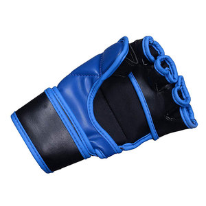 Hot Sale High Quality MMA Half-Finger Gloves Leather Microfiber Customized Breathable MMA Gloves - Product Image 2