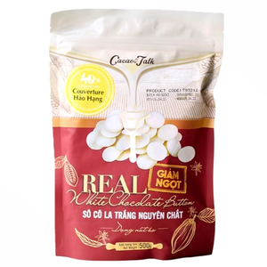 ผู้จัดจำหน่ายส่งออกขายส่ง จัดส่งรวดเร็ว บริการ OEM/ODM ช็อกโกแลตขาวแท้ฮาลาล 40% โกโก้ 1 กิโลกรัม บิสกิต คุกกี้ - Product Image 1