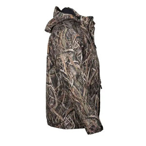 Veste matelassée à capuche pour homme BIG TEN APPAREL, fermeture éclair, coupe classique, extérieur en polyester, vêtements d'hiver, style chasse, chauffante, anti-UV - Product Image 5