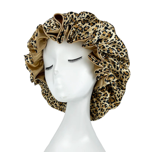 Gorro de Satén para Mujer, para Dormir, Protección del Cabello, Ajustable, Elástico, Venta al Por Mayor - Product Image 4