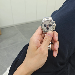 Reloj mecánico para hombre 904L, reloj mecánico de 40mm, 4130, automático, 100m, plateado, resistente al agua, reloj cronógrafo de lujo para hombre - Product Image 2