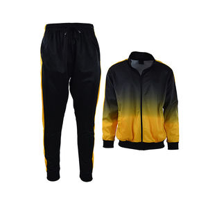 Conjunto Deportivo de Algodón y Poliéster 100% al por Mayor, Chándal de Gimnasio, Chaqueta Cortavientos para Correr, Logotipo Sublimado, Entrenamiento, Tallas Grandes - Product Image 5