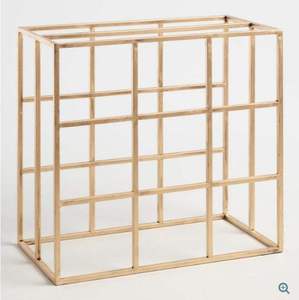 Porte-bouteilles de vin moderne en métal de haute qualité Bold Blossom, pour comptoir, avec design géométrique, capacité 3L - Product Image 2