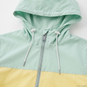 เสื้อแจ็คเก็ตกันลมคอตั้งแบบ Color Blocking ของ Formula 1 Industries สำหรับทุกเพศ ใส่ได้ในฤดูหนาว สไตล์ลำลอง กันลม มีซิปและกระเป๋าหน้า ทรงปกติ - Product Image 6
