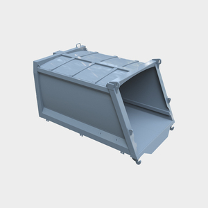 Équipement de traitement des déchets BDB P36, collecteur de déchets, conteneurs industriels de grande capacité de 5,5 m3, fabriqués en matériau Hardox ST-52 - Product Image 3