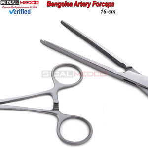 Pinzas Hemostáticas Bengolea, Pinzas de Sujeción Hemostáticas, Instrumentos Médicos Quirúrgicos, Acero Inoxidable, Profesionales - Product Image 6