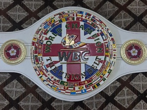 Ceinture de championnat WBC Union MMA, réplique, taille adulte, 8 mm, alliage de zinc, légère, unisexe, 1,2 m - Product Image 1