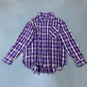 Chemises habillées pour hommes à blocs de couleur, manches longues, col rabattu, style décontracté chic, en tissu popeline, pour l'automne - Product Image 1