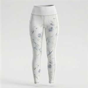 Leggings décontractés tricotés taille haute confortables pour femmes, avec logo personnalisé, respirants, pour le yoga, faible MOQ, polyester, OEM/ODM – Grande Vente - Product Image 1