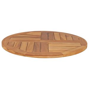 Tavolo da 1 \ "27.6 \" tavolo rotondo in legno di Teak massello elegante e resistente - Product Image 3