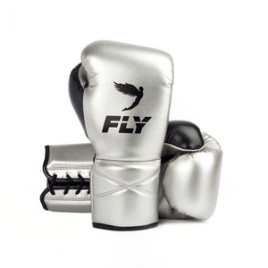 Nouveauté : Gants de boxe Fly en cuir véritable de qualité supérieure, vente en gros, à lacets, professionnels pour le kickboxing et l'entraînement de boxe. - Product Image 4