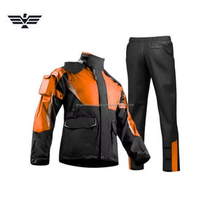 ชุดขี่มอเตอร์ไซค์หนังพรีเมียมแบบสั่งทำพิเศษ รุ่นใหม่ล่าสุด กันน้ำ ป้องกันรังสียูวี เสื้อแจ็คเก็ตและกางเกง  สีสั่งทำได้ อุปกรณ์นักขี่มอเตอร์ไซค์สำหรับการแข่งขัน - Product Image 5